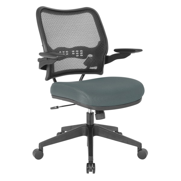 Office Star Deluxe AirGrid Mesh Mid-Back Chair, Gray