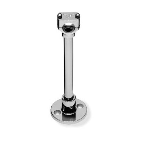 T&S Brass Wall Bracket For 3/8 Pre-Rinse Risers, 6 x 1, Silver