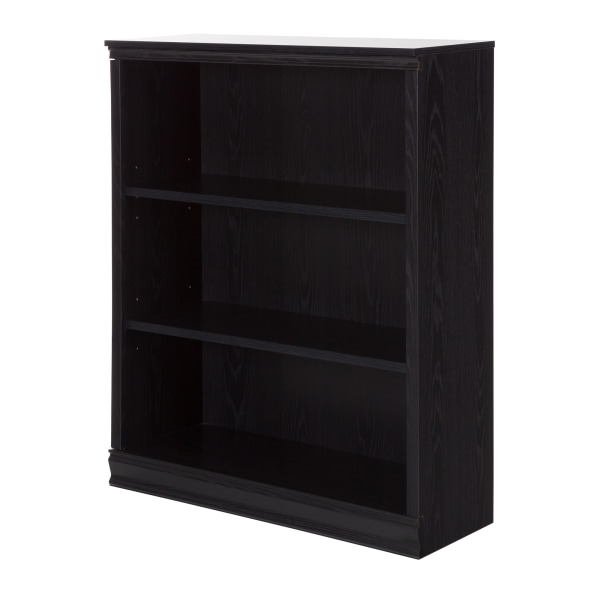 Best Ing South S Morgan 3 Shelf, White Three Shelf Bookcase