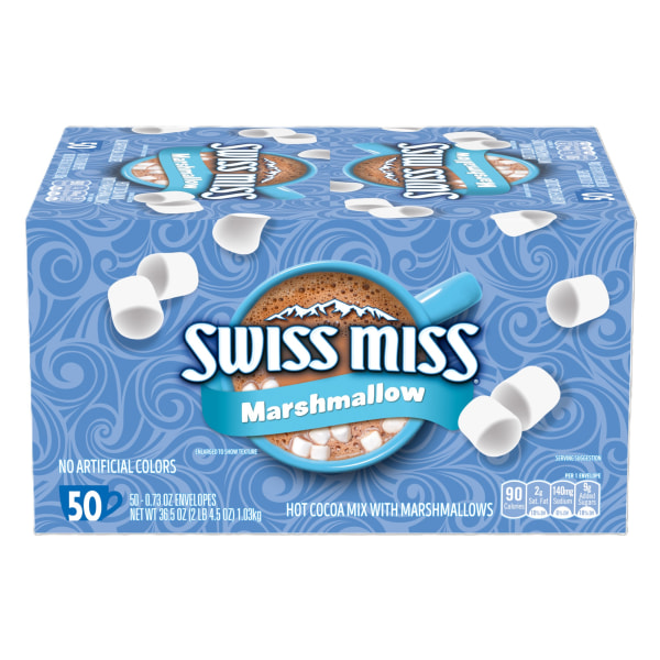 UPC 070920474922 product image for Swiss Miss Hot Cocoa, With Marshmallows, 0.73 Oz, Box Of 50 Packets | upcitemdb.com