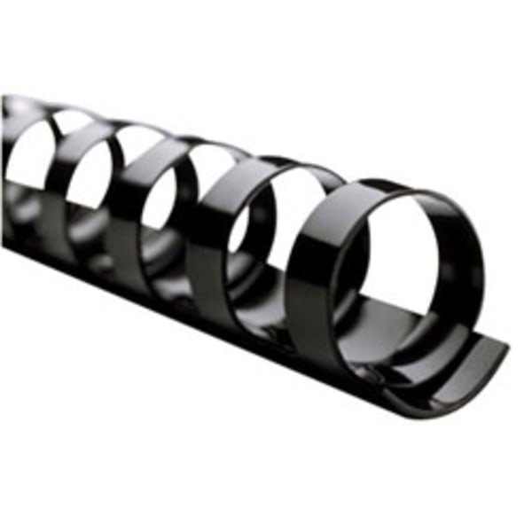 Photos - File Folder / Lever Arch File GBC � CombBind� Binding Spines, 1/4", 25-Sheet Capacity, Black, Box Of 100 4000020 