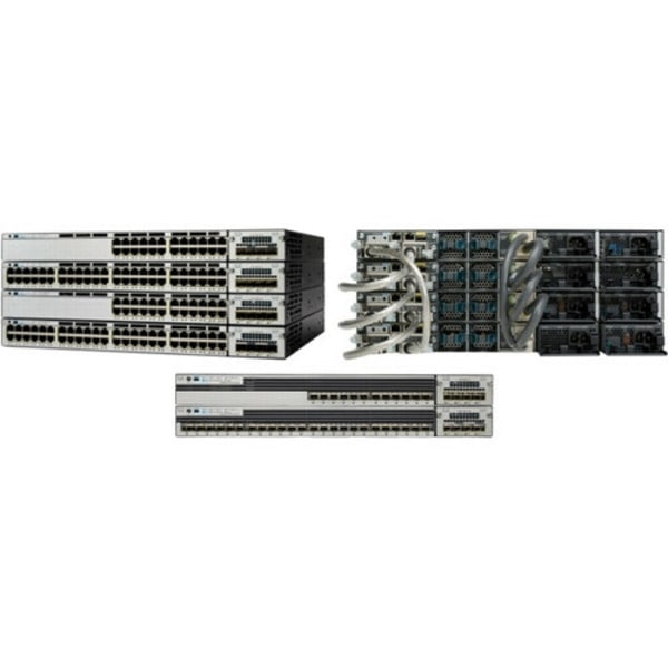 Catalyst  Layer 3 Switch - 24 Ports - Manageable - 10/100/1000Base-T - 3 Layer Supported - 1U High - Rack-mountable - Lifetime Li - Cisco WS-C3560X-24U-E