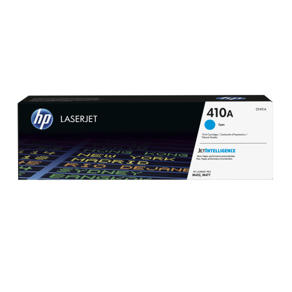 HP 410A Cyan Toner Cartridge, CF411A