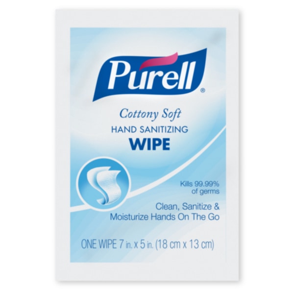 Purell® Cottony Soft Hand Sanitizing Wipes, Unscented, Carton Of 1,000 Wipes -  GOJ90261M