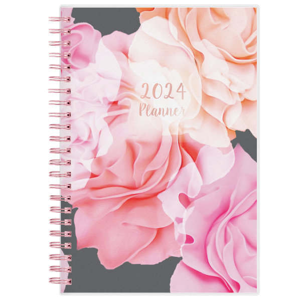 2024 Blue Sky™ Joselyn Weekly/Monthly Planning Calendar, 5" x 8", Pink, January to December 2024, 110396