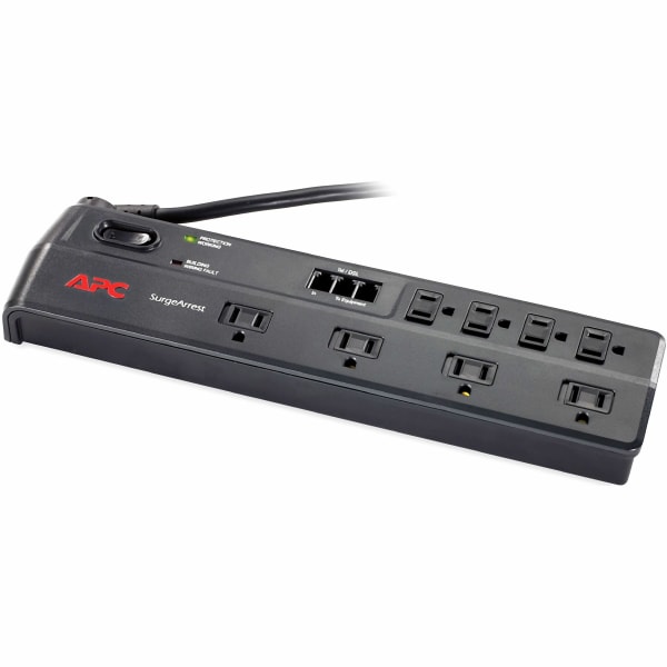 APC SurgeArrest Home/Office 8-Outlets Surge Suppressor - Receptacles: 8 x NEMA 5-15R - 1750J
