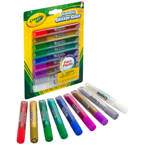 Crayola Glitter Glue 9ct