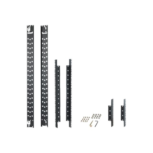 APC 600mm Wide Recessed Rail Kit - Black