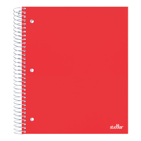 Office Depot® Brand Stellar Poly Notebook, 81/2" x 11", 3 Subject