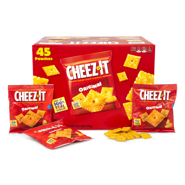 Goldfish & Cheez-It Snack Box Bundle, 75 Bags/Bundle (600-04053) | Quill