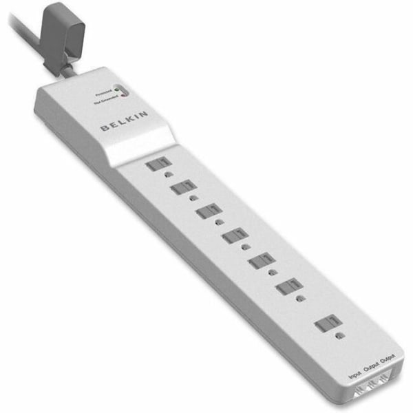 UPC 722868594285 product image for Belkin® Home/Office Series Surge Protector, 7 Outlets, Phone Line Protection, 12 | upcitemdb.com