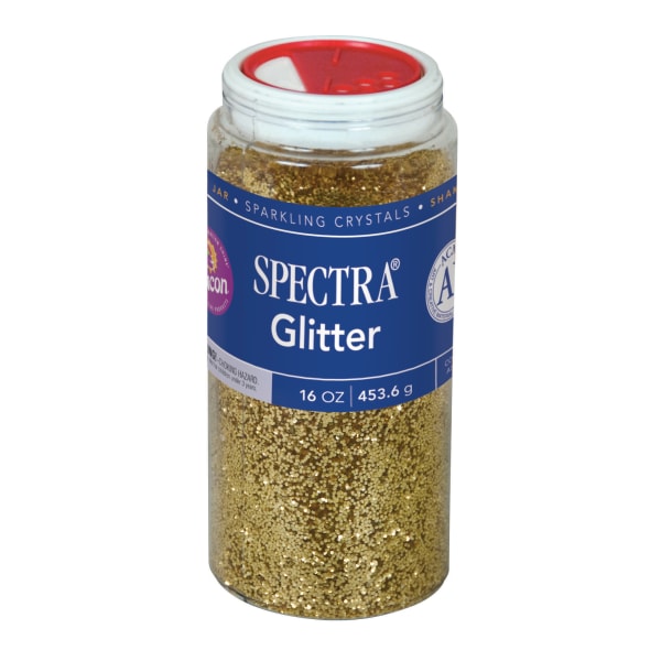 Pacon® Spectra® Glitter Sparkling Crystals  1 lb.  Gold