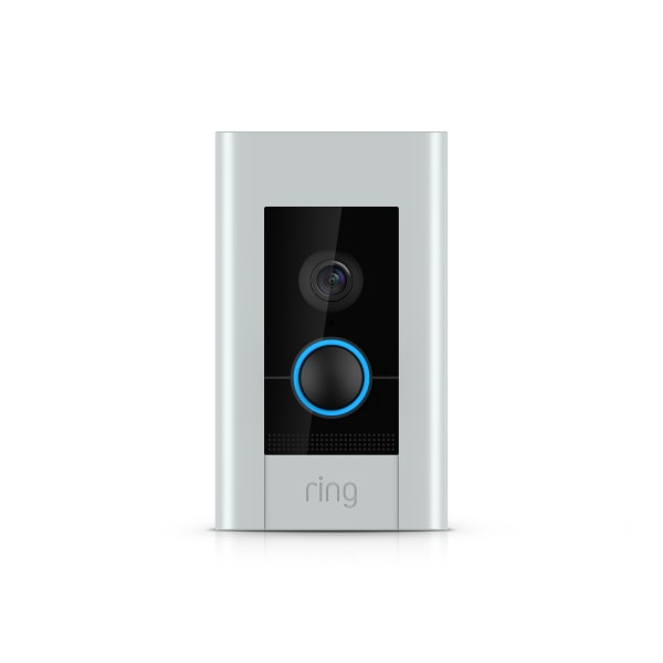 Ring Certified Refurbished Video Doorbell Elite, Black/Silver -  R8VRE7-0EN0