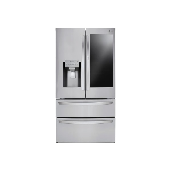 Refrigerator/freezer - french door bottom freezer with water dispenser, ice dispenser - Wi-Fi - width: 35.7 in - depth: 36.3 in - heig - LG LMXS28596S