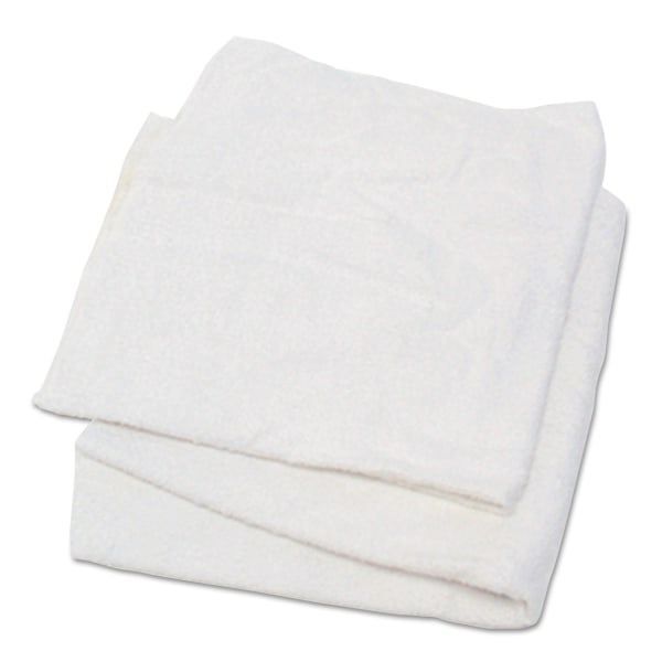 Hospeco HOS53725 Terry Towel Rags  White