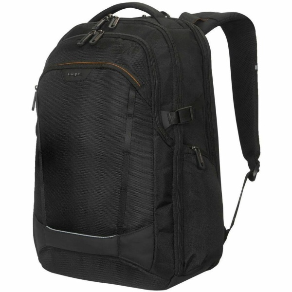 Targus Voyager EXP Travel Backpack With 17" Laptop Pocket, Black