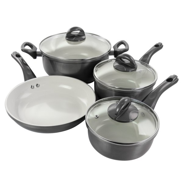 UPC 085081509468 product image for Gibson Home Hestonville 7-Piece Aluminum Non-Stick Cookware Set, Gray | upcitemdb.com