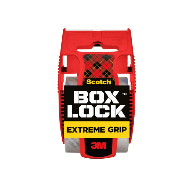 Box Lock 195 Packing Tape, 1-15/16" x 22-1/4 Yd, Clear