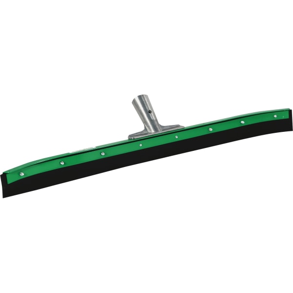 Unger AquaDozer 36 Heavy Duty Curved Floor Squeegee - 36 Rubber Blade - Heavy Duty, Durable - Black, Green