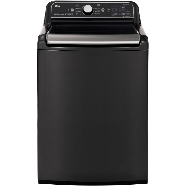 Washer - Top Loading - 5.40 ft³ Washer Capacity - Smart Connect - Black Steel - LG WT7900HBA