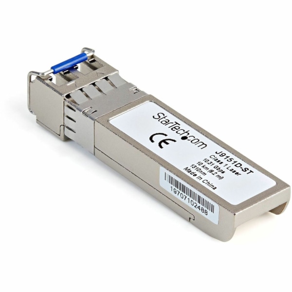 StarTech.com HPE J9151D Compatible SFP+ Module 10GBASE-LR 10GE Gigabit Ethernet SFP+ 10GbE Single Mode (SMF) Fiber Optic Transceiver 10km - J9151DST
