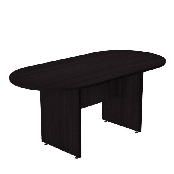 IVA ProSeries Race Track Oval Conference Table, 71"" W x 35"" D x 29-1/2"" H, Espresso -  Inval, MJ-1235