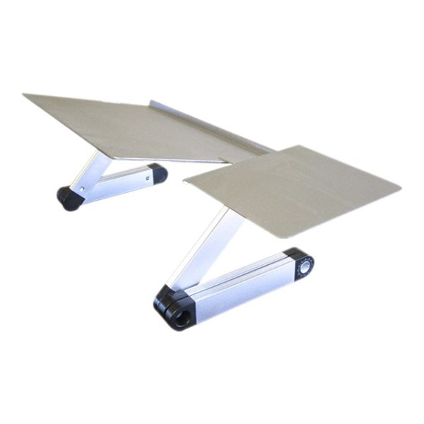 Uncaged Ergonomics WorkEZ Adjustable Keyboard and Mouse Tray, Silver (WEKTs) | Quill