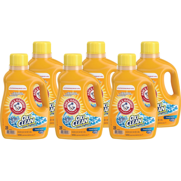 UPC 033200001072 product image for OxiClean Liquid Detergent - Liquid - 61.3 fl oz (1.9 quart) - Fresh Scent - 6 /  | upcitemdb.com