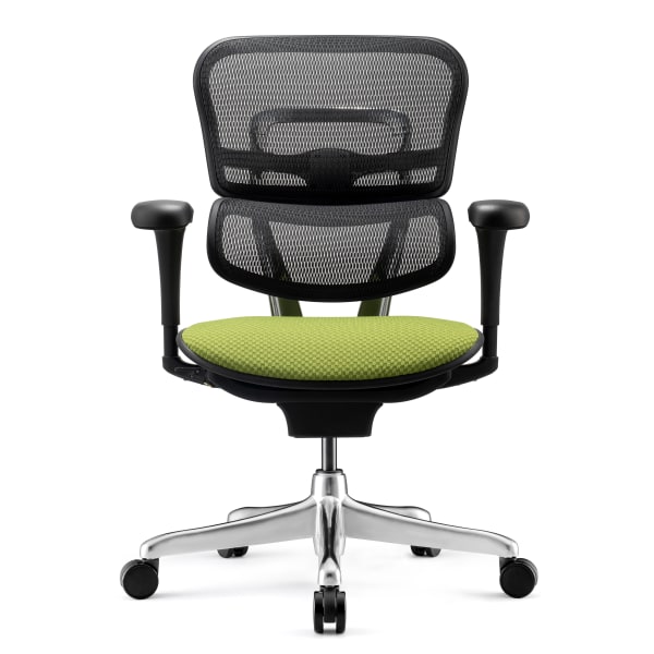 WorkPro® 12000 V2 Series Ergonomic Mesh/Fabric High-Back Office Chair, Lime/Black, BIFMA Compliant