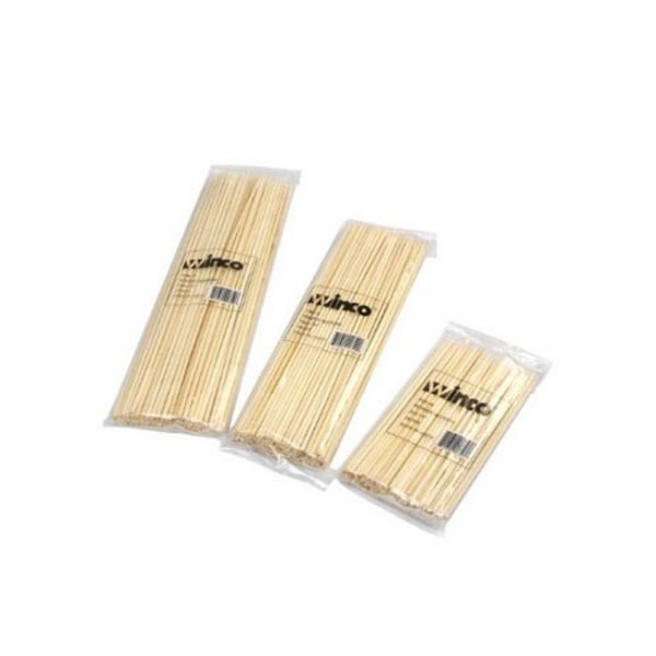 Photos - Other Accessories Winco Bamboo Skewers, 6", Brown, Pack Of 100 Skewers 