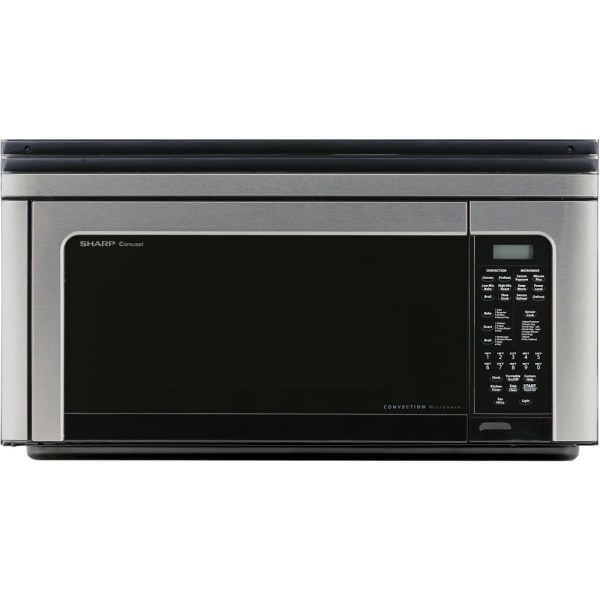 Sharp Carousel R-1881LSY Convection Microwave Oven - Single - 8.23 gal Capacity - Convection, Microwave, Baking, Roasting, Broiling - 11 Power Levels -  R1881LSY