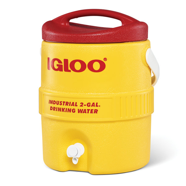 Igloo® 400 Series Cooler, 2 Gallon, Red/Yellow -  421
