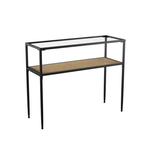SEI Furniture Bladeston Console Table, 32""H x 39-1/2""W x 14-1/4""D, Black -  CK1173203