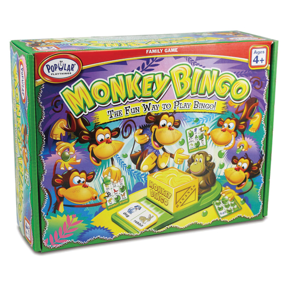 Photos - Board Game Popular Playthings Monkey Bingo Game, Grades Pre-K-1 PPY50501 