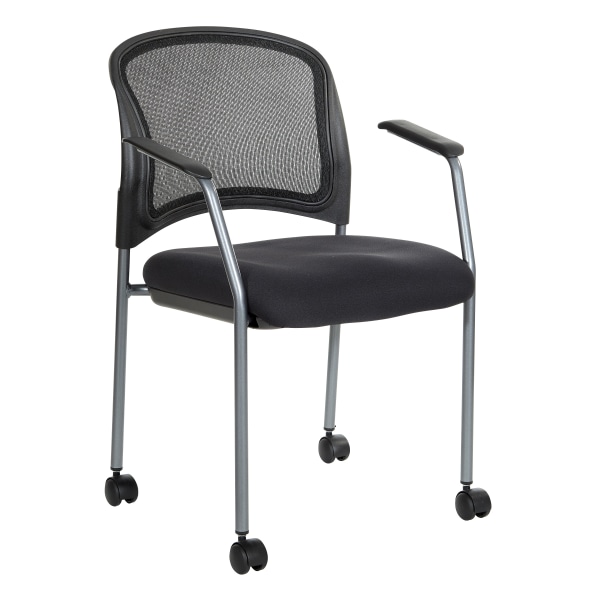 Office Star ProLine II Visitors Chair, Gray - 86740R-30 - Furniture Create a stylish and comfortable waiting area for  sku 86740R-30