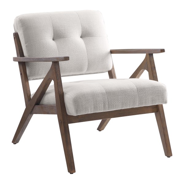 Office Star Reuben Arm Chair, Beige/Brown - CA-RB1148-L42 - Furniture Rest comfortably in the Office Star Reuben Arm Cha sku CA-RB1148-L42