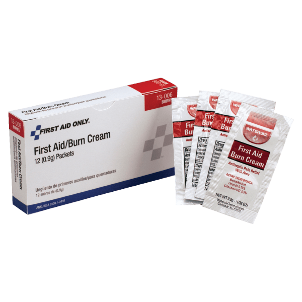 UPC 738743130066 product image for First Aid Only Burn Cream Packets, Box Of 12 | upcitemdb.com