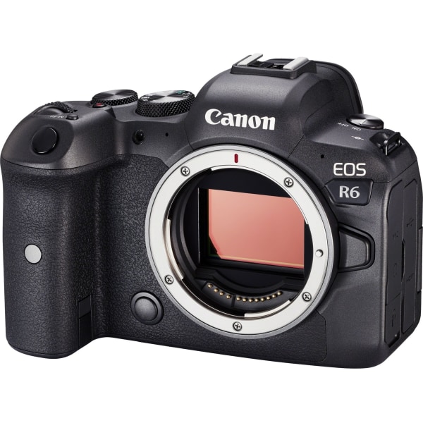 Canon EOS R6 20.1 Megapixel Mirrorless Camera Body Only - Autofocus - 3" Touchscreen LCD - Sensor-shift (IS) - 5472 x 3648 Image - 3840 x 2160 Video -