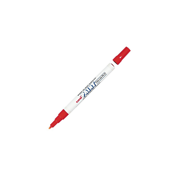 UPC 030246637029 product image for Uni-Ball Oil-Base Fine Line uni Paint Markers - Fine Marker Point - Red Oil Base | upcitemdb.com