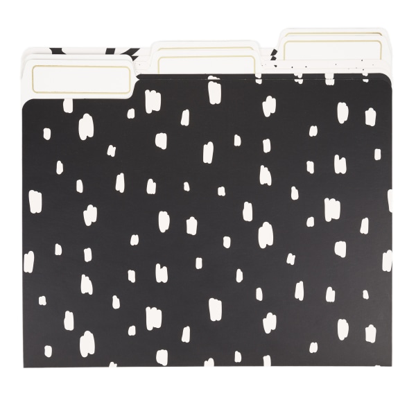U Brands Fashion File Folders, 1 Expansion, Letter Size, Artistic Elements, Pack Of 6 Folders - 4160U06-48 - Office Supplies Put your important documents in these file folders sku 4160U06-48