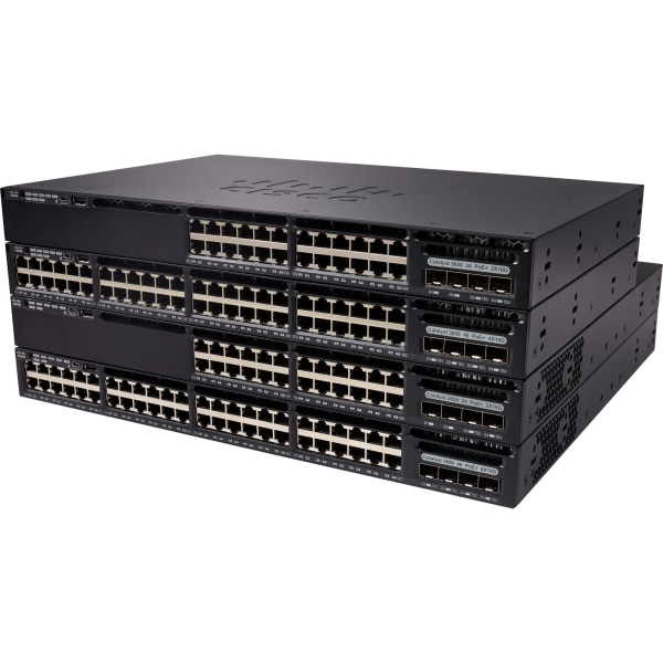 Cisco Catalyst 3650-24PDM-L Layer 3 Switch - 24 Ports - Manageable - Gigabit Ethernet, 10 Gigabit Ethernet - 10/100/1000Base-TX, 10GBase-X - 4 Layer S -  WS-C3650-24PDM-L