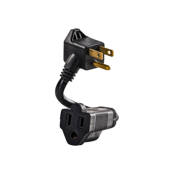 Photos - Surge Protector / Extension Lead CyberPower GC201 - Power extension cable - NEMA 5-15, NEMA 5-15P (R) to NEMA 5-15 (F) - AC 125 V - 13 A - 6 in - black 
