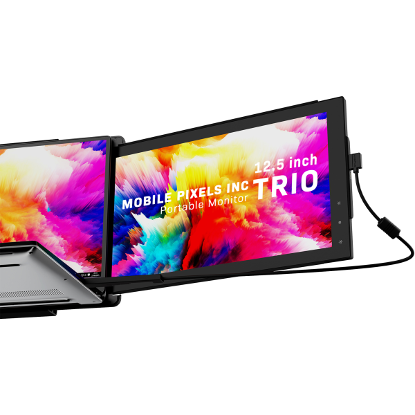 Mobile Pixels Trio  LCD monitor  125  integrated  1920 x 1080 Full HD 1080p  IPS  USBC  dark gray