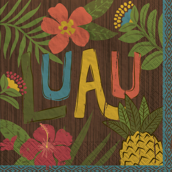 UPC 192937227749 product image for Amscan 712736 Summer Vintage Tiki Lunch Napkins, 6-1/2