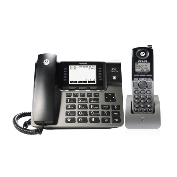 UPC 810036770545 product image for Motorola ML1250 Corded/Cordless Phone Base With Digital Answering System | upcitemdb.com