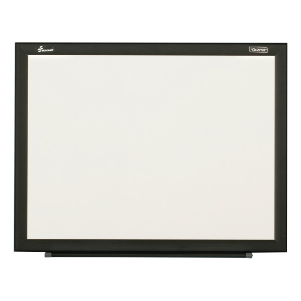 SKILCRAFT® Dry-Erase Whiteboard, 24"" x 18"", Aluminum Frame With Black Finish (AbilityOne 7110 01 651 1293) -  7110-01-651-1293