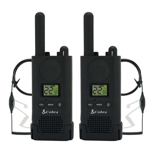 ® MicroTALK  FRS/GMRS Two-Way Radios, Black, Pack Of 2 Radios - Cobra CBA-PX500BC1-SV01