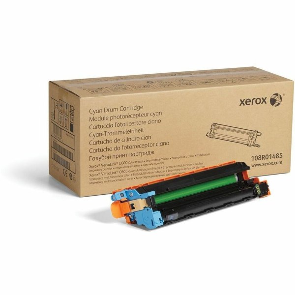 Genuine Xerox Cyan Drum Cartridge For VersaLink C600/C605 - Laser Print Technology - 40000 Pages - Cyan - 1 Each -  108R01485