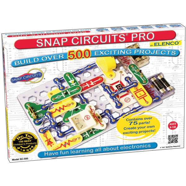 Elenco® Snap Circuits® Pro 500 Projects -  Elenco Electronics, EE-SC500
