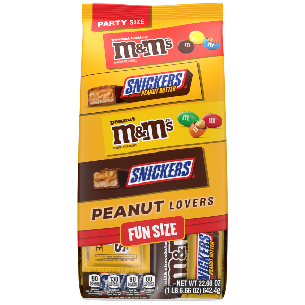 Peanut Lovers Fun Size Party Pack, 22.66 Oz